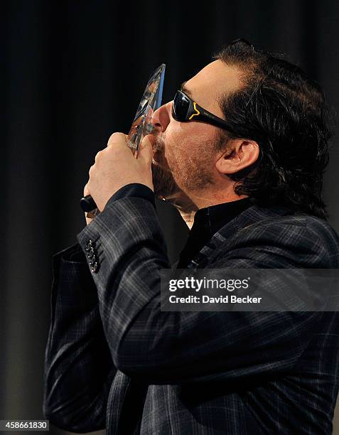 Professional poker player Phil Hellmuth appears at St. Judes Children's Rersearch Hospital's annual grand poker tournament at Vdara Hotel & Spa at...