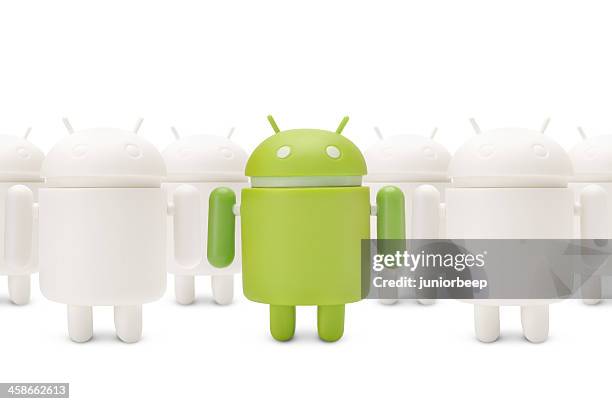 google android carattere - cyborg foto e immagini stock