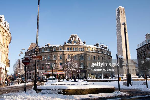 harrogate city centre yorkshire england - harrogate stock pictures, royalty-free photos & images