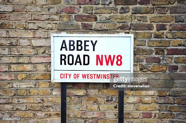 abbey road - abbey road london stock-fotos und bilder