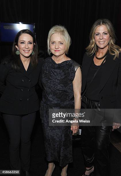 Actress Patricia Heaton, event chair Loraine Boyle and actress Rita Wilson attend the International Myeloma Foundation 8th Annual Comedy Celebration...