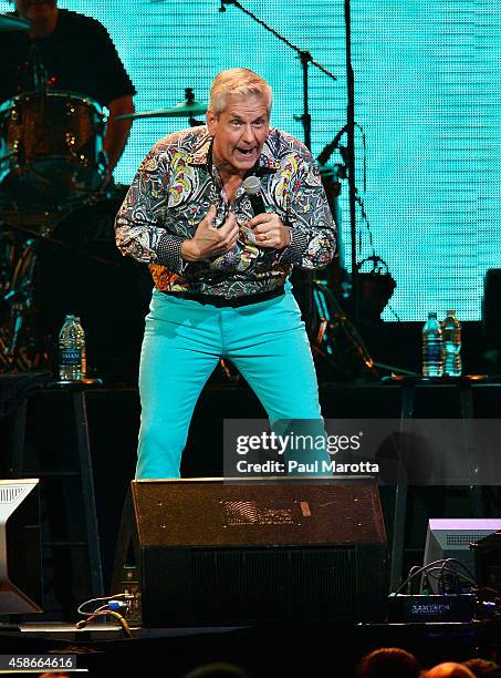 Lenny Clarke performs at the 2014 Comics Come Home Benefiting The Cam Neely Foundation For Cancer Care at TD Garden on November 8, 2014 in Boston,...