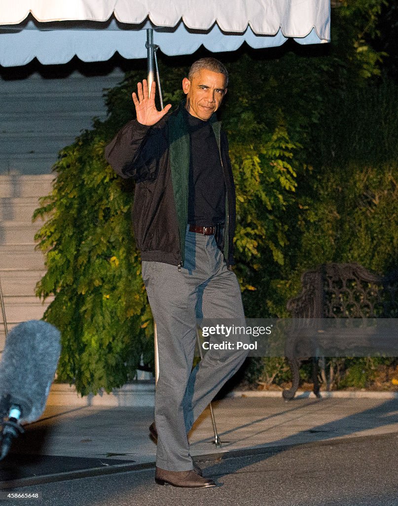 Obama Departs for China