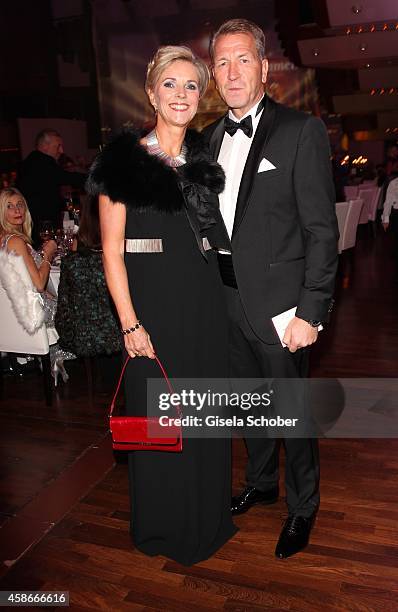 Andreas Koepke and his wife Birgit during the 33. Deutscher Sportpresseball - German Sports Media Ball 2014 at Alte Oper on November 08, 2014 in...