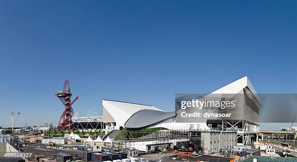 os jogos olímpicos de londres 2012 aquatic centre - olympic stadium london - fotografias e filmes do acervo