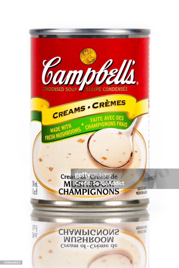 Campbell's Cream of Mushroom Soup Can
