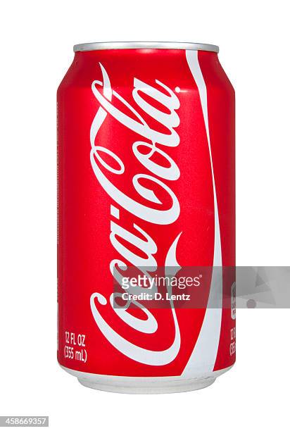 coca-cola can - cola stockfoto's en -beelden