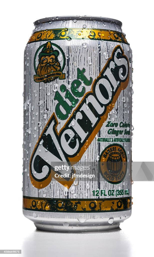Diet Vernors Ginger soda can