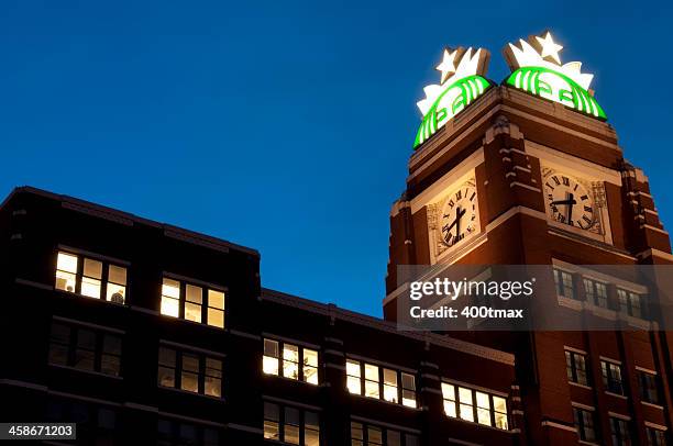 starbucks headquarters - headqarters stock pictures, royalty-free photos & images