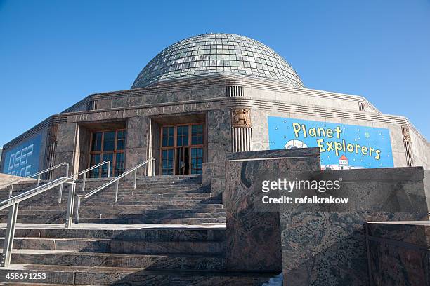 adler planetarium in chicago - adler planetarium stock pictures, royalty-free photos & images