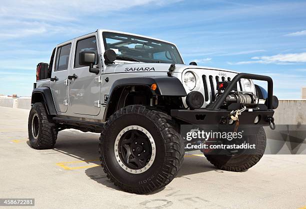 jeep wrangler 2008. - jeep wrangler stock-fotos und bilder