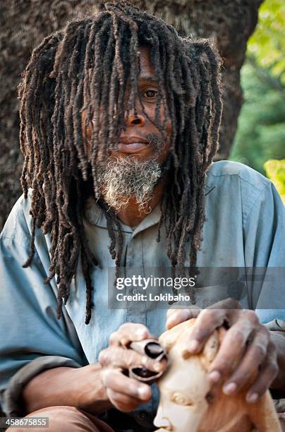 jamaican artist - montego bay stock pictures, royalty-free photos & images