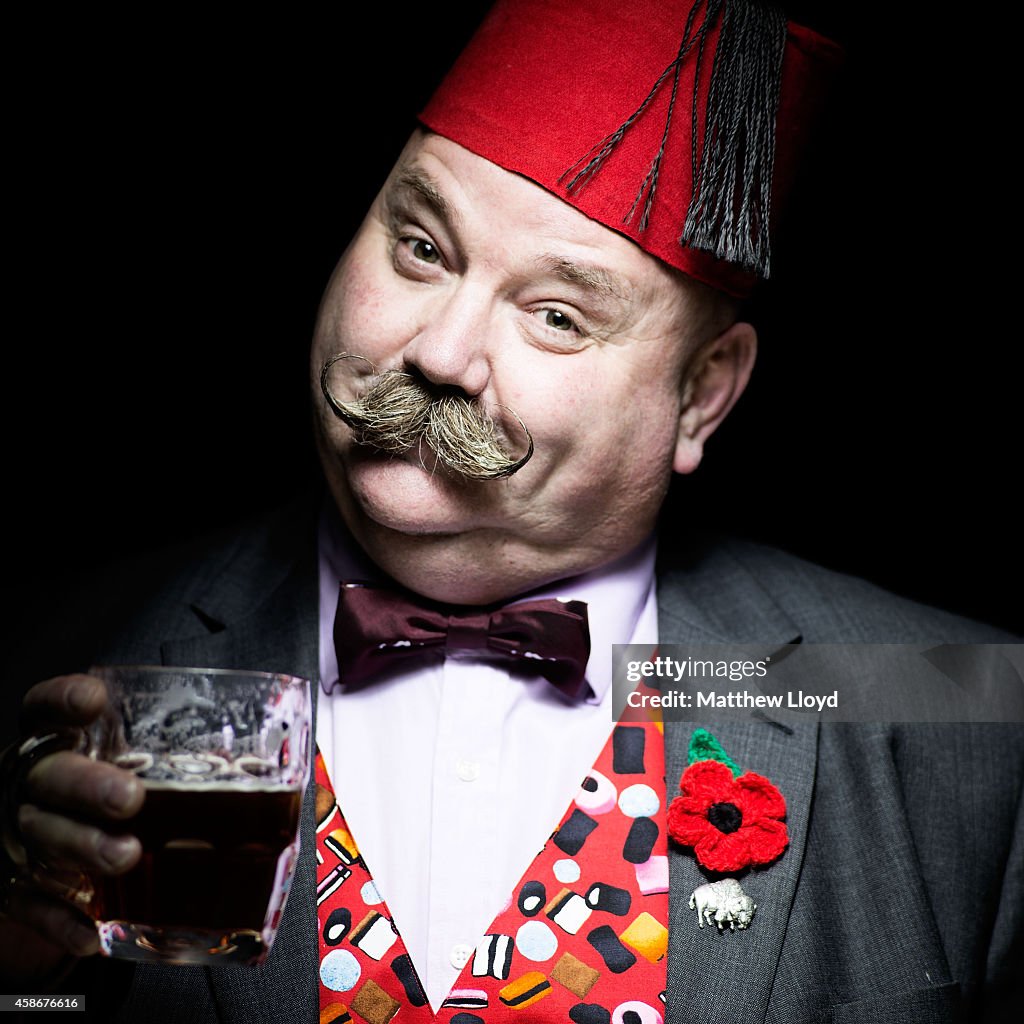 Members Of The Handlebar Club Gathering To Show Off Their Moustaches