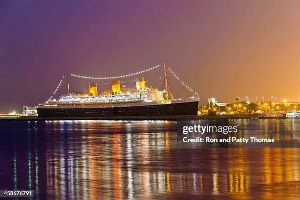 majesty of the queen mary (p) - rms queen mary stock pictures, royalty-free photos & images