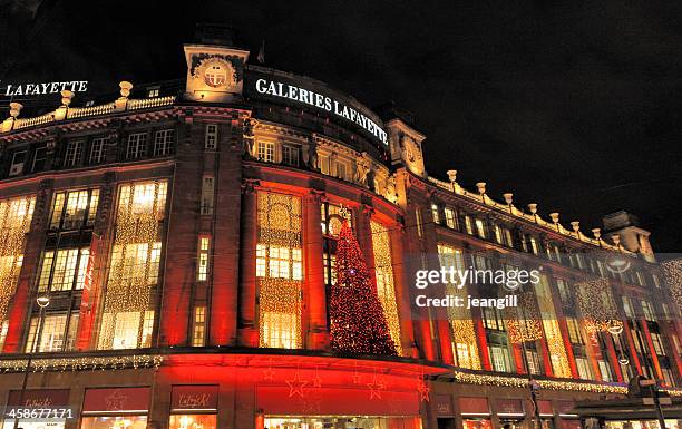 galeries lafayette store, strasbourg, france - galeries lafayette stock pictures, royalty-free photos & images