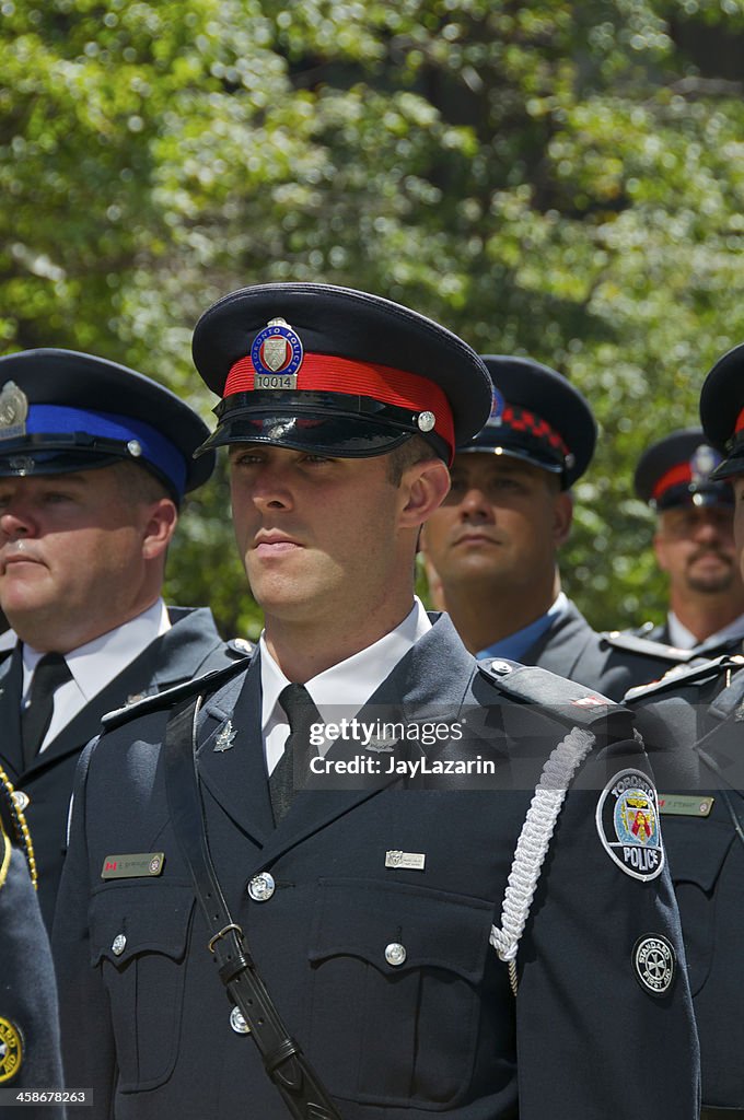 Toronto Policemen at NYPD Memorial ceremony, September 09, 2011, NYC