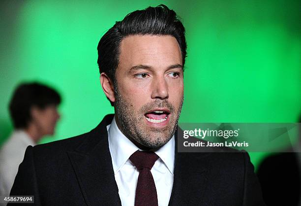 Actor Ben Affleck attends the "Project Greenlight" event at Boulevard3 on November 7, 2014 in Hollywood, California.