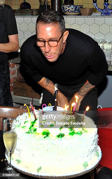 Hairstylist Chris McMillan attends Chris McMillan Celebrates His Birthday And Recent Nuptials Hosted By Linda Wells, Allure Magazine at Escuela...