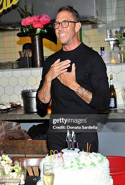 Hairstylist Chris McMillan attends Chris McMillan Celebrates His Birthday And Recent Nuptials Hosted By Linda Wells, Allure Magazine at Escuela...