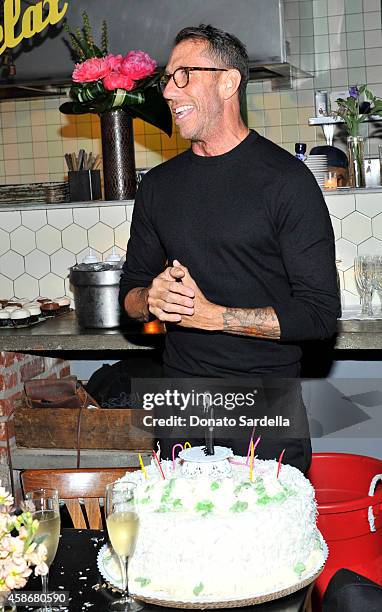 Hairstylist Chris McMillan attends Chris McMillan Celebrates His Birthday And Recent Nuptials Hosted By Linda Wells, Allure Magazine at Escuela...