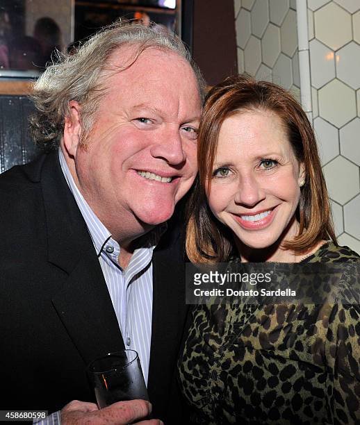 John Carrabino and Jill Matson attend Chris McMillan Celebrates His Birthday And Recent Nuptials Hosted By Linda Wells, Allure Magazine at Escuela...