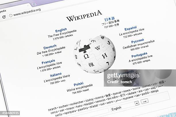 partir de la page web sur wikipédia - wikipedia photos et images de collection