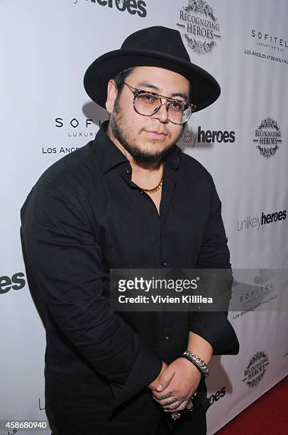 Musician Andrew Garcia attends the Unlikely Heroes' 3rd Annual Awards Dinner And Gala at Sofitel Hotel on November 8, 2014 in Los Angeles, California.