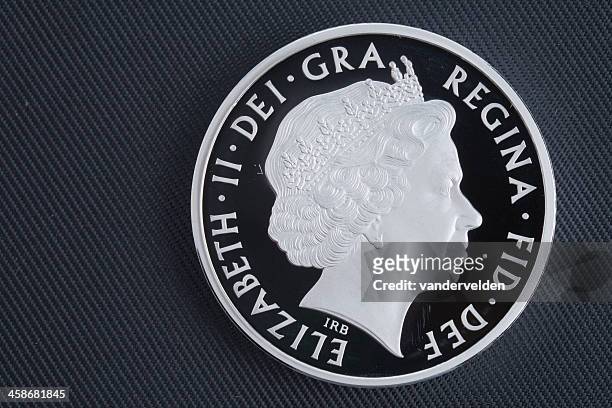 five pounds - prince philip duke of edinburgh in profile stock pictures, royalty-free photos & images