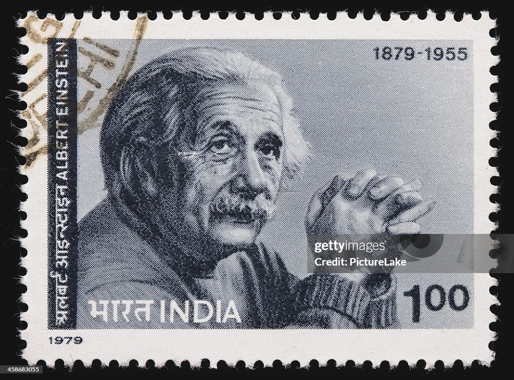 India Einstein postage stamp