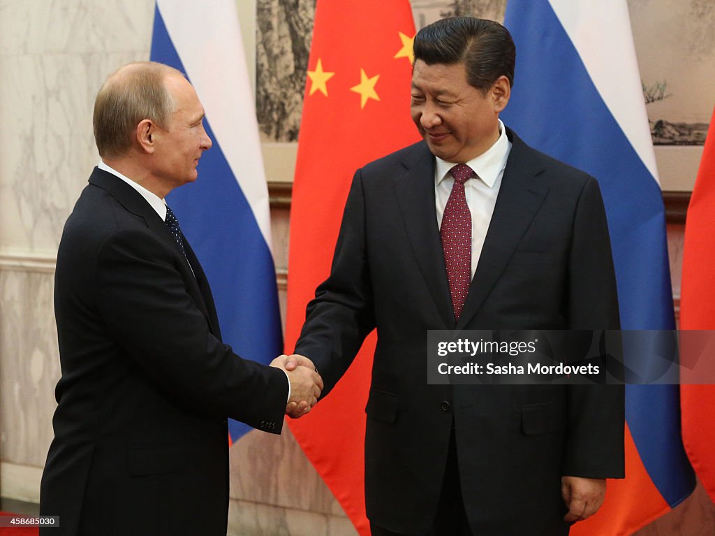 APEC Bilateral Meeting - China & Russia