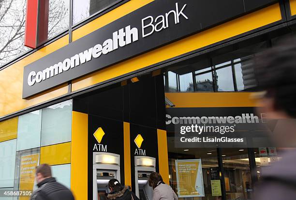 commonwealth bank - banking stock pictures, royalty-free photos & images