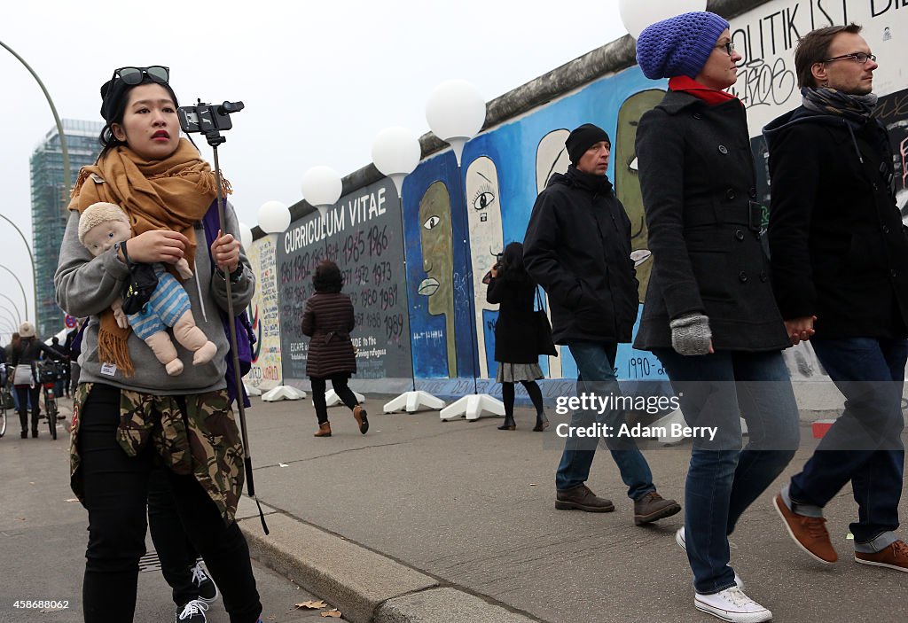 Germany Celebrates 25th Anniversary Of The Fall Of The Berlin Wall