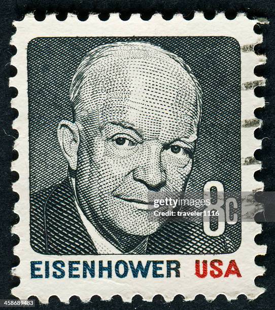 dwight d. eisenhower - all the presidents men stock-fotos und bilder