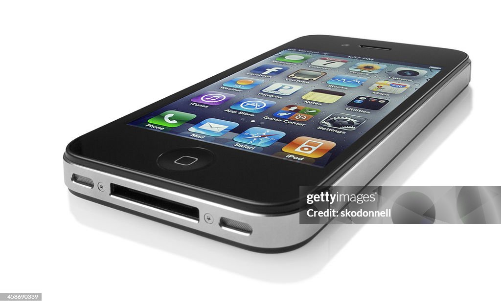 Apple iPhone auf Weiß