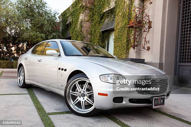 maserati quattroporte 2005 - maserati stock pictures, royalty-free photos & images