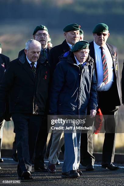 Both serving and former commandos gather during the Commando Memorial Service commemorate and pay respect to the sacrifice of service men and women...