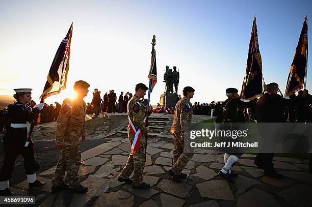 Both serving and former commandos gather during the Commando Memorial Service commemorate and pay respect to the sacrifice of service men and women...