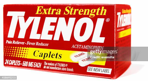 tylenol pain releiver - tylenol stock pictures, royalty-free photos & images