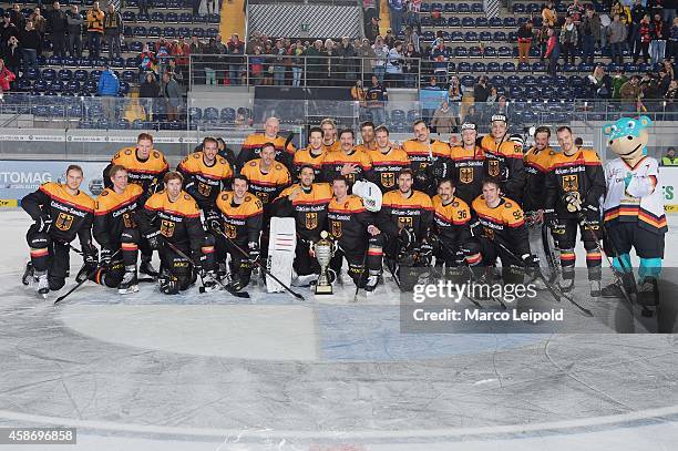 Germany Cup winner 2014 during the game between Canada and Germany on november 9, 2014 in Muenchen, Germany.