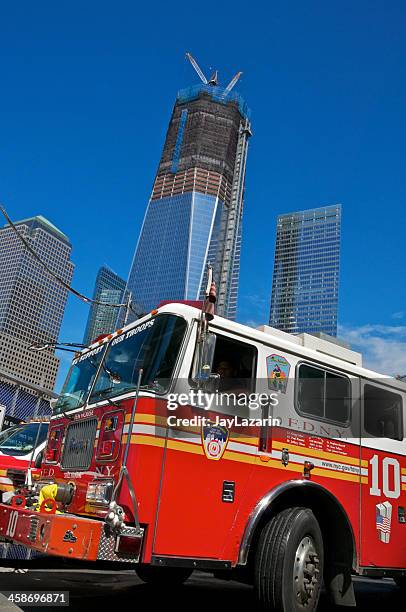 Fdny Engine 10 At Ground Zero World Trade Center Nyc High-Res