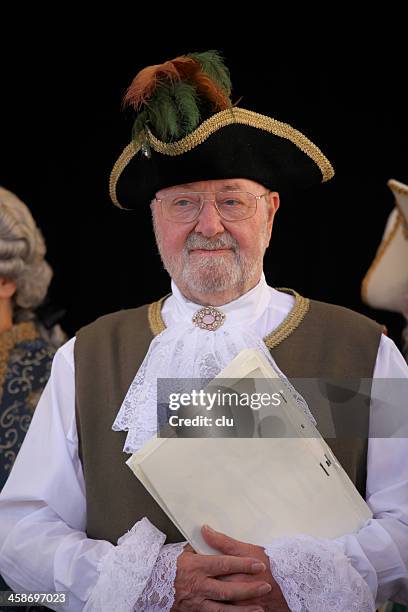 venetian fair portrait of a man - carnival bearded lady stock pictures, royalty-free photos & images