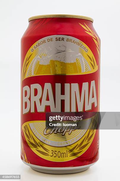 brahma beer can - brahma-beer stock pictures, royalty-free photos & images
