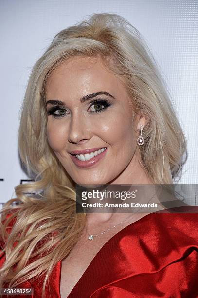 Rebecca Vanyo arrives at the 3rd Annual Unlikely Heroes Awards Dinner and Gala at the Sofitel Hotel on November 8, 2014 in Los Angeles, California.