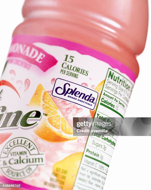 the artificial sweetener splenda - aspartame stock pictures, royalty-free photos & images