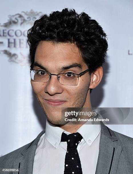 Nicolas Acuna arrives at the 3rd Annual Unlikely Heroes Awards Dinner and Gala at the Sofitel Hotel on November 8, 2014 in Los Angeles, California.