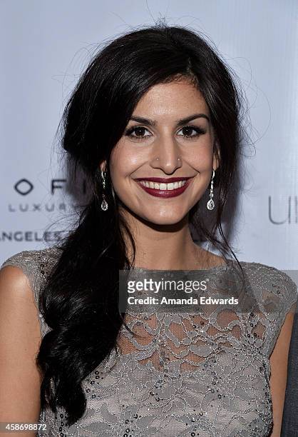 Mel Acuna arrives at the 3rd Annual Unlikely Heroes Awards Dinner and Gala at the Sofitel Hotel on November 8, 2014 in Los Angeles, California.