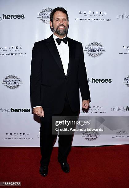 Richard Braun arrives at the 3rd Annual Unlikely Heroes Awards Dinner and Gala at the Sofitel Hotel on November 8, 2014 in Los Angeles, California.