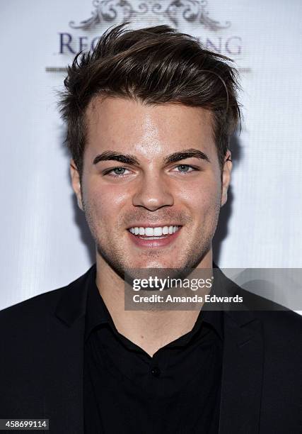 Singer Josh Golden arrives at the 3rd Annual Unlikely Heroes Awards Dinner and Gala at the Sofitel Hotel on November 8, 2014 in Los Angeles,...