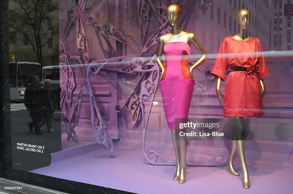 Haute Couture Window Display,NYC.