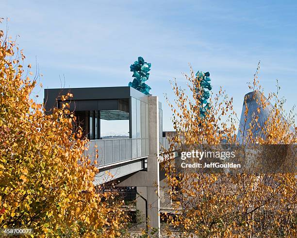 bridge of glass in the fall - tacoma stock pictures, royalty-free photos & images